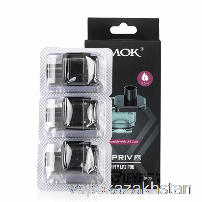 Vape Kazakhstan SMOK G-PRIV Replacement Pods [LP2] 5.5mL G-Priv Pods